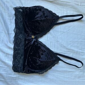 Elegant Black Lace Bralette